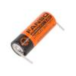 Baterie: lithiové 3,6V 18505 pájecí očka Ø18,5x50,5mm 3500mAh