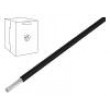 Vodič MIL-W-16878/6 (Type ET) licna Cu 26AWG černá PTFE 250V