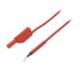 AL8321ZPK150-RT Měřicí šňůra PVC 0,5m červená 19A Max.odp.kont: 7mΩ