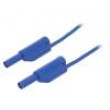 VSFK50001100-BL Měřicí šňůra PVC 1m modrá 16A Průř.vod: 1mm2 Povrch: niklovaný