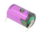 Baterie: lithiové (LTC) 3,6V 1/2AA 2pin Ø14,7x25,2mm 1200mAh