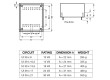 Transformátor: zalévaný 30VA 115/230VAC 6V 6V 2,5A 2,5A