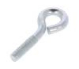 Háček očkový ocel zinek Dél.závitu: 21mm Celk.dél: 50mm
