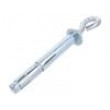 Háček očkový,s kotvou ocel zinek Dél.závitu: 132mm
