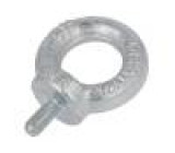 Šroub s okem M6x13 Hlava: s okem ocel zinek DIN: 580 20mm