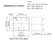 MYRRA-47151 Převodník: AC/DC 4,5W Uvýst: 3,3VDC Ivýst: 1,35A 65% Montáž: PCB