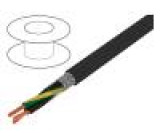 Vodič ÖLFLEX® CLASSIC 115 CY BK 3G0,5mm2 stíněný PVC černá