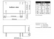 TEL10-2423 Převodník: DC/DC 10W Uvst: 18÷36V Uvýst: 15VDC Uvýst2: -15VDC