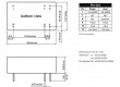 TEL10-4812 Převodník: DC/DC 10W Uvst: 36÷75V Uvýst: 12VDC Ivýst: 833mA 6,5g