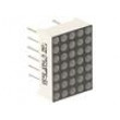 Zobrazovač: LED matice 5x7 zelená 260-310mcd 2,8÷3,8V