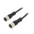 Kabel: pro snímače/automatizaci PIN: 4 s kovovou maticí 4A PVC