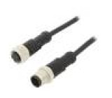Kabel: pro snímače/automatizaci PIN: 4 s kovovou maticí 4A PVC