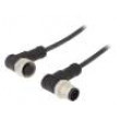 Kabel: pro snímače/automatizaci PIN: 4 s kovovou maticí 4A PUR