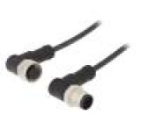 Kabel: pro snímače/automatizaci PIN: 4 s kovovou maticí 4A PUR