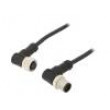 Kabel: pro snímače/automatizaci PIN: 4 s kovovou maticí 4A PVC