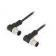 Kabel: pro snímače/automatizaci PIN: 4 s kovovou maticí 4A PVC