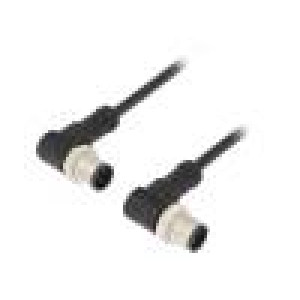 Kabel: pro snímače/automatizaci PIN: 4 s kovovou maticí 4A PVC