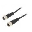 Kabel: pro snímače/automatizaci PIN: 5 s kovovou maticí 4A PUR