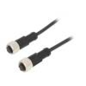Kabel: pro snímače/automatizaci PIN: 5 s kovovou maticí 4A PUR
