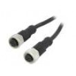 Kabel: pro snímače/automatizaci PIN: 5 s kovovou maticí 4A PVC