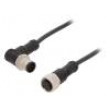 Kabel: pro snímače/automatizaci PIN: 5 s kovovou maticí 4A PUR