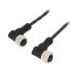 Kabel: pro snímače/automatizaci PIN: 5 s kovovou maticí 4A PUR
