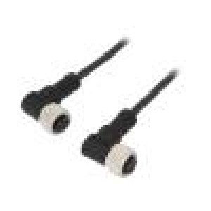 Kabel: pro snímače/automatizaci PIN: 5 s kovovou maticí 4A PUR