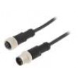 Kabel: pro snímače/automatizaci PIN: 5 s kovovou maticí 4A PUR