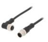 Kabel: pro snímače/automatizaci PIN: 5 s kovovou maticí 4A PVC
