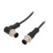 Kabel: pro snímače/automatizaci PIN: 5 s kovovou maticí 4A PUR