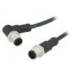 Kabel: pro snímače/automatizaci PIN: 5 s kovovou maticí 4A PVC