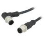 Kabel: pro snímače/automatizaci PIN: 5 s kovovou maticí 4A PVC