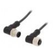 Kabel: pro snímače/automatizaci PIN: 5 s kovovou maticí 4A PUR