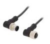 Kabel: pro snímače/automatizaci PIN: 5 s kovovou maticí 4A PUR