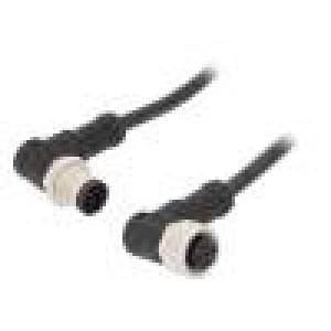 Kabel: pro snímače/automatizaci PIN: 5 s kovovou maticí 4A PVC