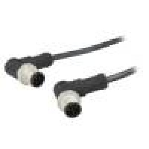 Kabel: pro snímače/automatizaci PIN: 5 s kovovou maticí 4A PUR