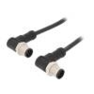Kabel: pro snímače/automatizaci PIN: 5 s kovovou maticí 4A PVC