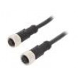 Kabel: pro snímače/automatizaci PIN: 8 s kovovou maticí 2A PVC