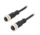 Kabel: pro snímače/automatizaci PIN: 8 s kovovou maticí 2A PVC