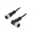 Kabel: pro snímače/automatizaci PIN: 8 s kovovou maticí 2A PUR