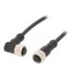 Kabel: pro snímače/automatizaci PIN: 8 s kovovou maticí 2A PVC