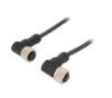 Kabel: pro snímače/automatizaci PIN: 8 s kovovou maticí 2A PUR