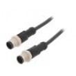 Kabel: pro snímače/automatizaci PIN: 8 s kovovou maticí 2A PUR