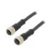 Kabel: pro snímače/automatizaci PIN: 8 s kovovou maticí 2A PVC