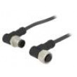 Kabel: pro snímače/automatizaci PIN: 8 s kovovou maticí 2A PUR