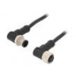 Kabel: pro snímače/automatizaci PIN: 8 s kovovou maticí 2A PVC