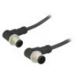 Kabel: pro snímače/automatizaci PIN: 8 s kovovou maticí 2A PUR