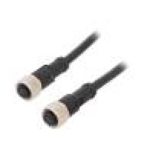 Kabel: pro snímače/automatizaci PIN: 10 s kovovou maticí 1,5A