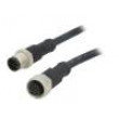 Kabel: pro snímače/automatizaci PIN: 12 s kovovou maticí 1,5A
