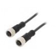 Kabel: pro snímače/automatizaci PIN: 5 s kovovou maticí 4A PUR